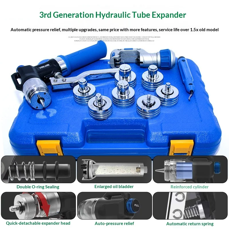 for VHE-29B High Quality Hydraulic Copper Tube Expander Tool Set for Sale