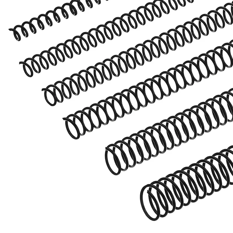

TA-120 PCS Spiral Binding Coils Plastic Binder Binding Spirals Rings Multi Size Spiral Binding Wire Combs , 4:1 Pitch Easy To Us