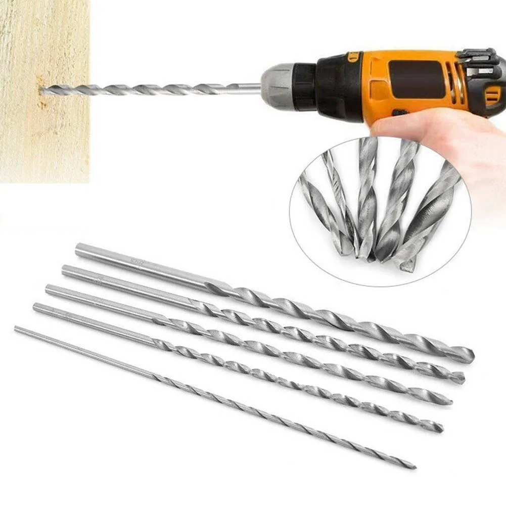Imagem -03 - Broca de Aço de Alta Velocidade 200 mm Extra Longo Mini Broca Torção Buraco Saw Ferramentas de Perfuração de Metal Broca mm mm mm mm Milímetros Milímetros Peças