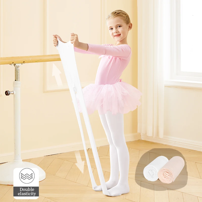 Collants de ballet élastiques pour filles, collants de danse pour tout-petits, leggings de ballet à pieds, collants de gymnastique, 60D