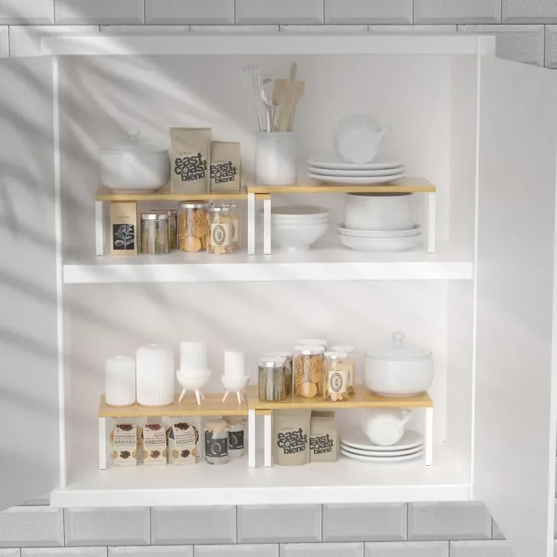 

Kitchen Cabinet and Counter Shelf Organizer