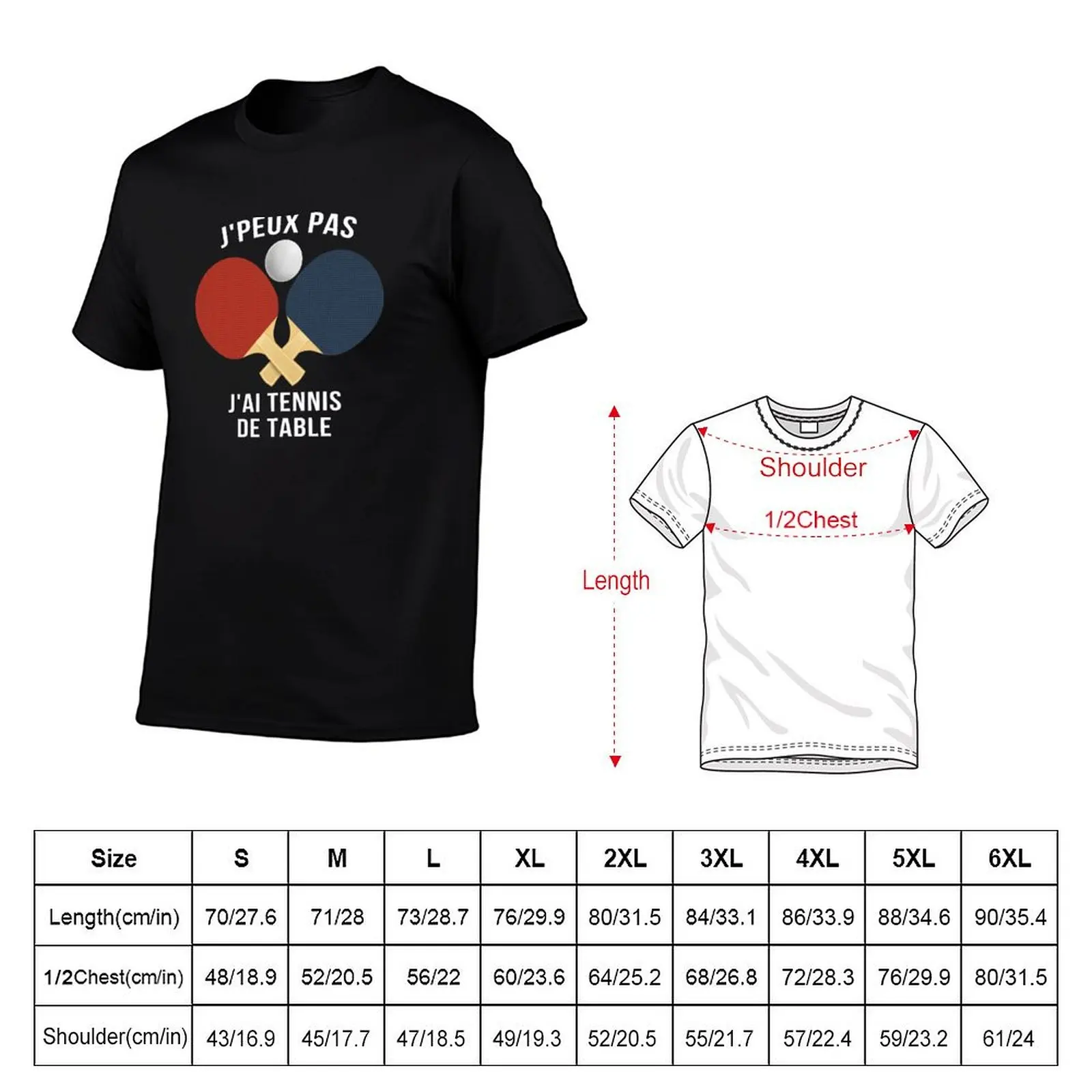 Cadeau Joueur De Tennis De Table - cadeau humour ping pong , idee cadeau pongiste T-Shirt Work Daily Short Sleeve Top