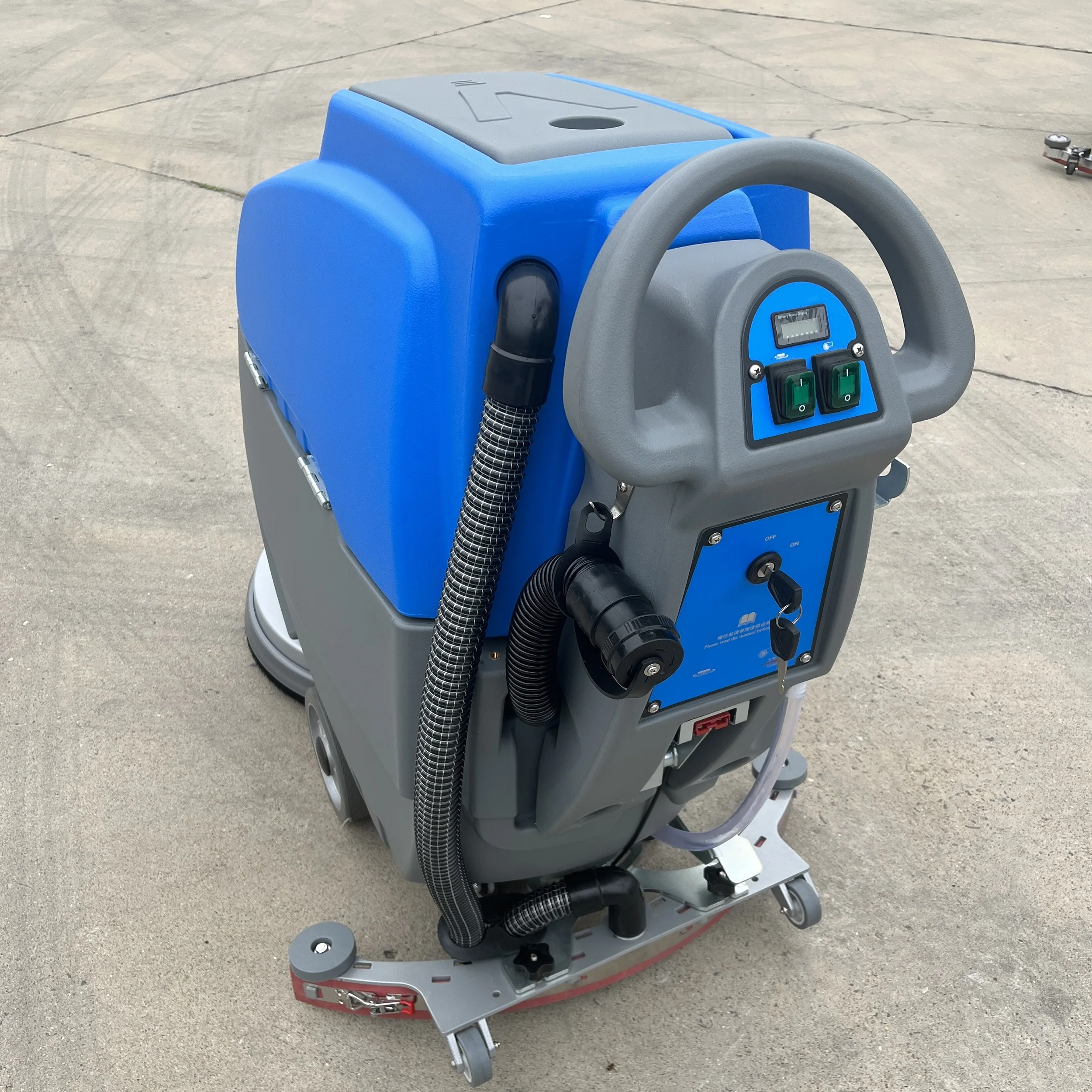 Hand Push Floor Scrubber Strong Suction Power Automatic Cleaning Machine Automatic Floor Scrubber