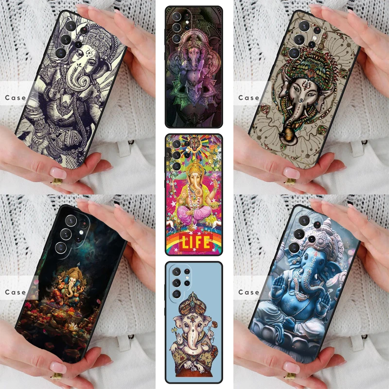 Ganesha TPU Phone Case for Samsung Galaxy S26 S25 S24 S23 S22 S21 S20 Note10 Plus FE Ultra Cover