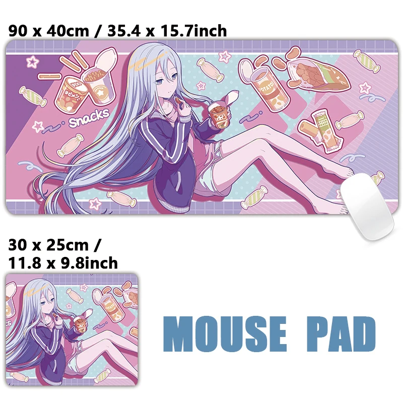 Kawaii Anime Girl PJSK Desk Mat Project Sekai Colorful Stage World Link Laptop PC Non-slip Keyboard Mouse Pad Gaming Mousepad