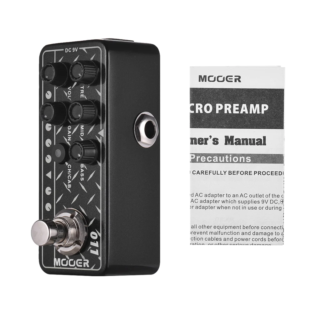 

Mooer Professional Guitar Pedal 011 Cali-Dual Effects Digital Preamp Effect Guitar Pedal Electric Musical Accessories Effector