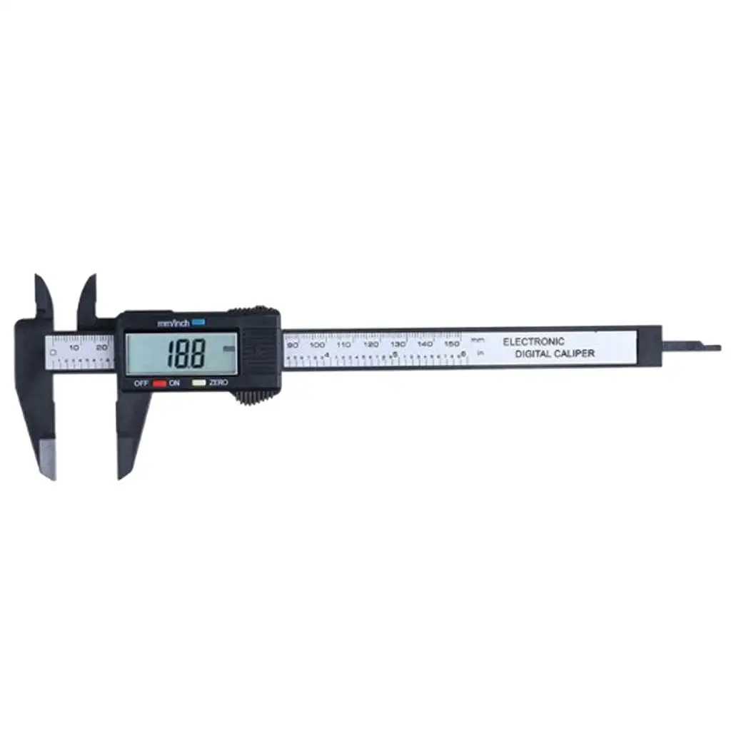 Silver/Black Digital Caliper With LCD 150mm 6