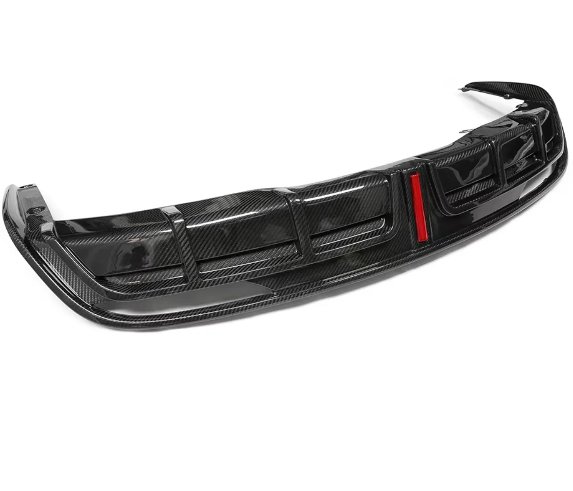 2024+ MODEL 3 Dry Carbon Fiber Rear Diffuser For Tesla Body Kits Exterior Real Dry Carbon Rear Bumper Lip Protector