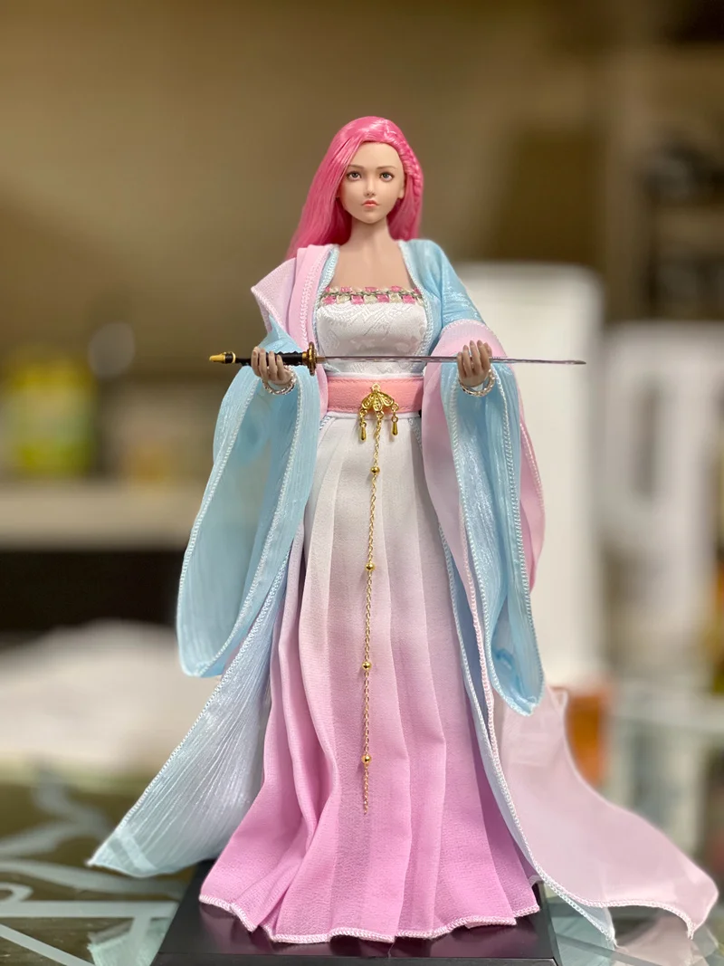 OB27 Barbi 1/6 Figure Doll 1/4 1/3 BJD Ancient Costume Hanfu Fairy Dress For BJD/SD YOSD MSD SD13 Clothes Accessories A1322