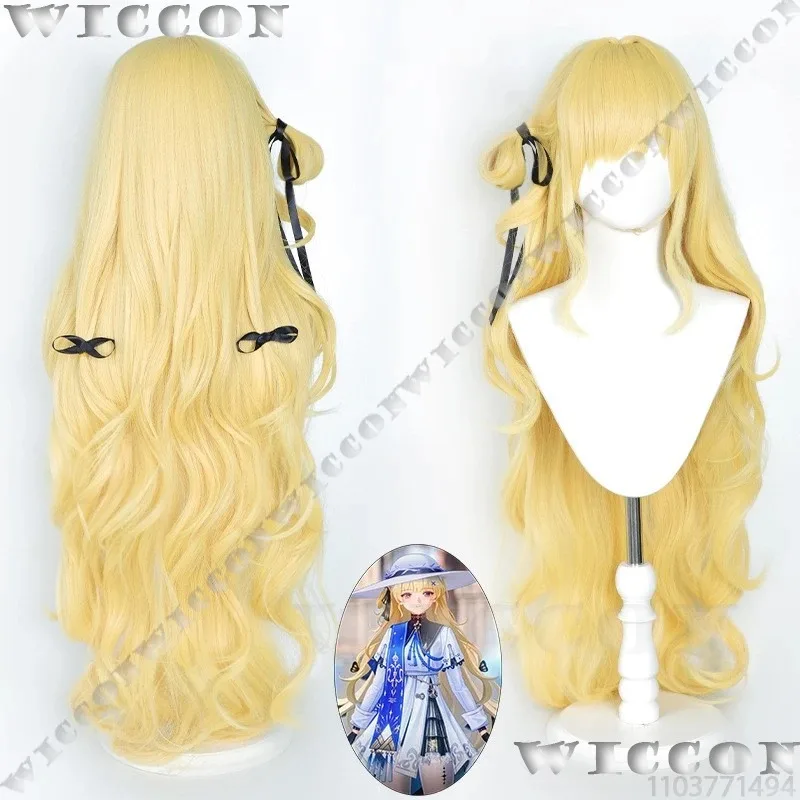 Phoebe juego Wuthering Waves Coaplay peluca rubia zapatos Prop Sexy vestido de Lolita mujer chica traje fiesta de Halloween Cos personalizado; 3, k8