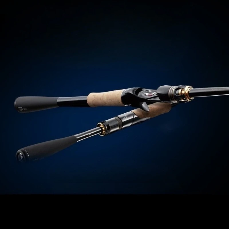 Three generations of Luya rod 5 long-throw single-section gun straight handle fishing rod