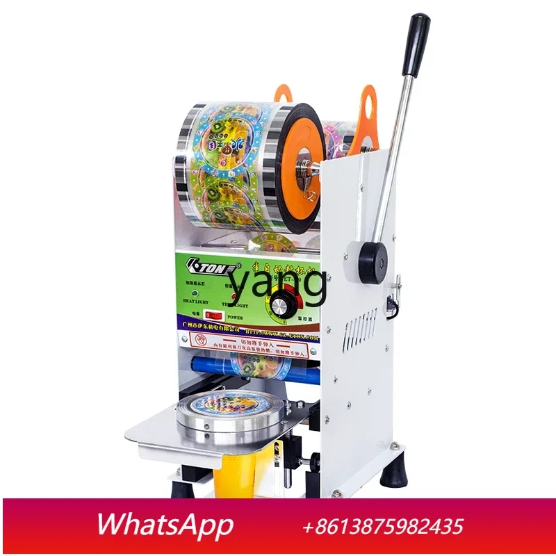 

VC Sealing Machine Commercial Automatic Roll Film Semi-automatic Milk Tea Breakfast Shop Soybean Milk Manual Sealing Cup