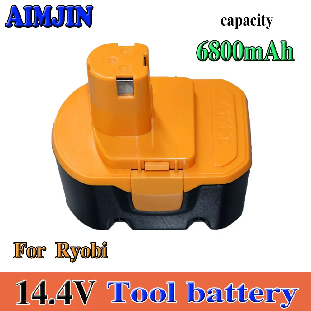 

For Ryobi R10521 RY6201 RY6202 130224010 130224011 Cordless Power Tools14.4V Ni-MH 6800mAh Replacement Battery