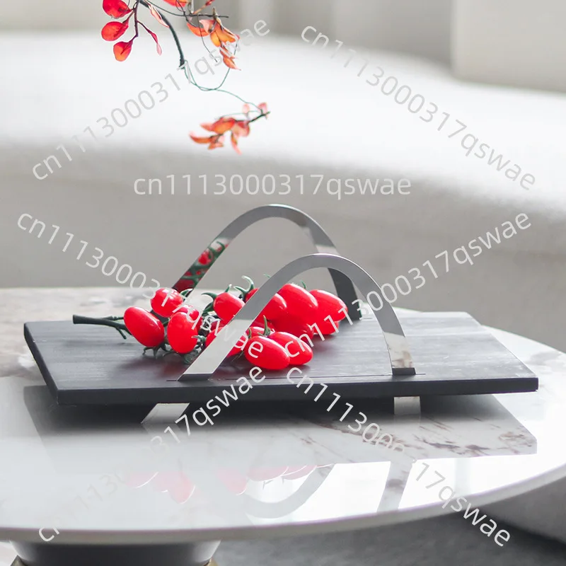 service tray light luxury  simple decoration  fruit modern design home hotel decoration indoor and outdoor