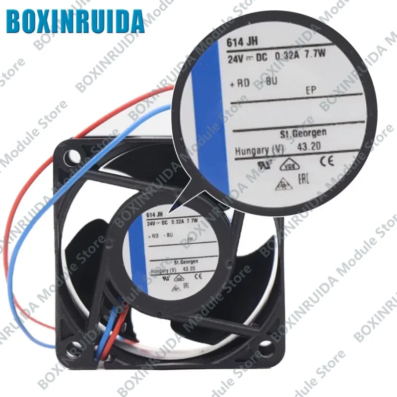 Brand new original 614JH fan compact high-speed energy-saving silent axial flow fan 6cm 6032