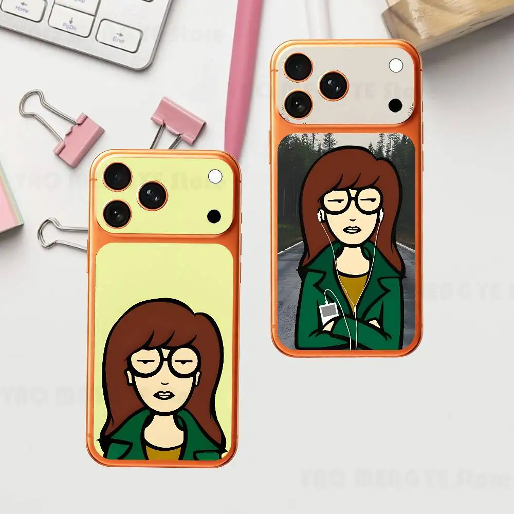 

Cartoon D-Daria For Iphone 17 Pro ProMax Back Protective Decorative Sticker Back Cover