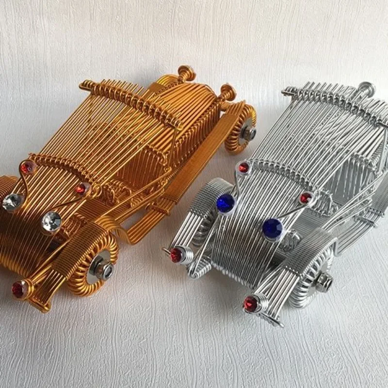 Classic car handmade,Aluminum Wire Weaving,Handmade Decoration,Living Room Office Decoration,Gift,Souvenir