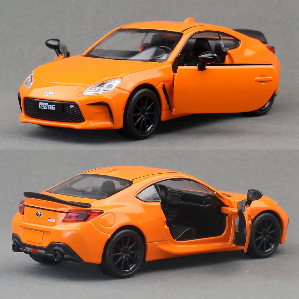 

1/28 Toyota GR86 Alloy Sports Car Model Diecasts Metal Track Racing Car Vehicles Model Simulation Sound and Light Kids Toys Gift