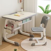Customizable Children's Learning Adjustable Adjustable Desks and Chairs, Student Homework Homework Home Desk and Chair Set