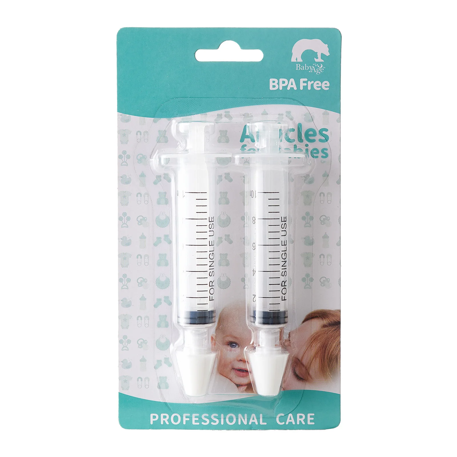 10Pcs Newborn Nasal Cleaner Kit 10ml Portable Baby Nose Aspirator Daily Hygiene Care for Infants