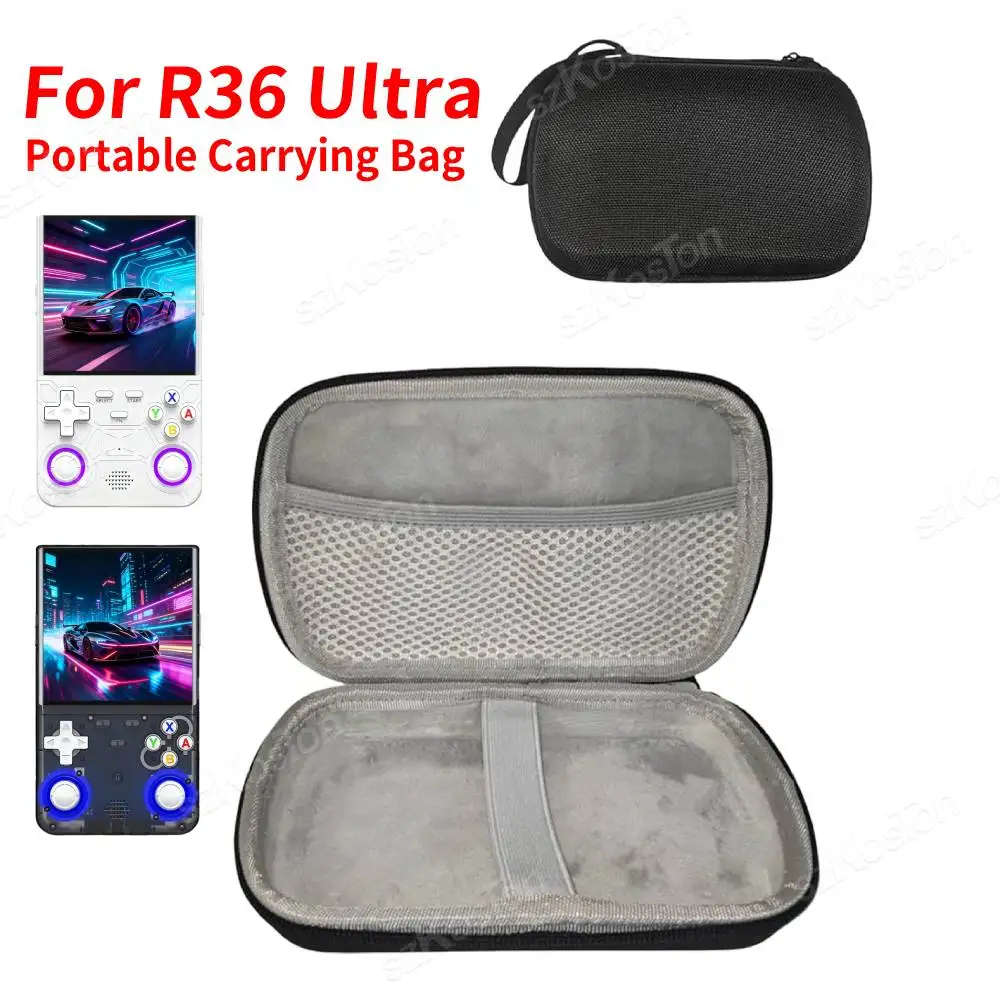

Портативный чехол из ЭВА для игровой консоли R36 Ultra, портативная игровая консоль в стиле ретро, сумка для хранения, аксессуары для коробки
