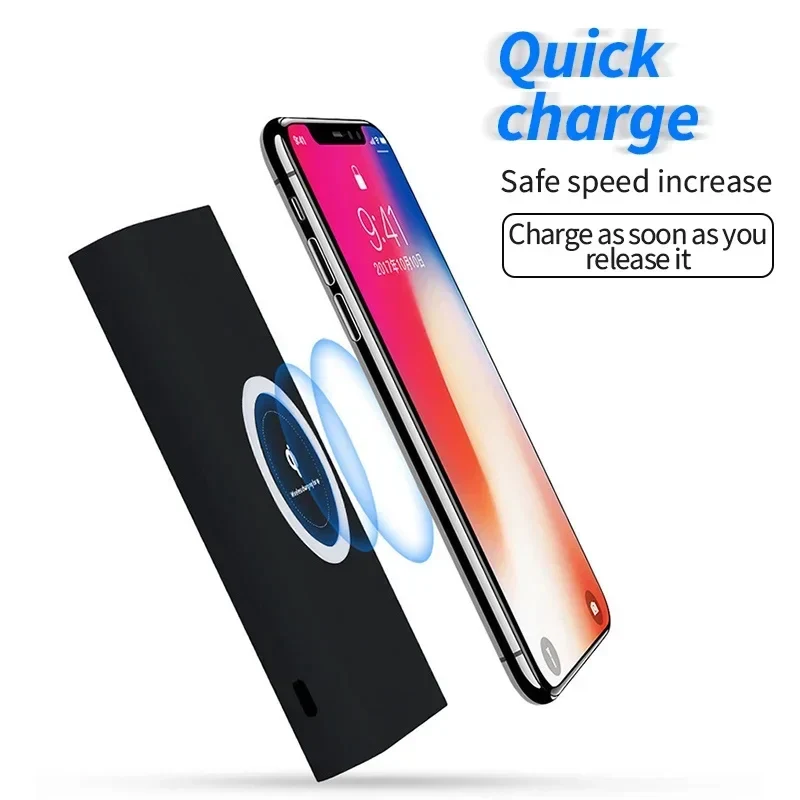 10000mAh Power Bank Two-Way Wireless Fast Charging Powerbank Portable Charger Type-C External Battery For IPhone 14 13 Samsung