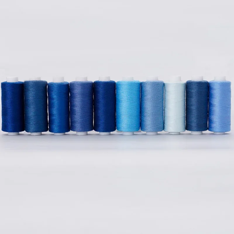 10 Rolls / Set Polyester 402 Sewing Thread For Manual and Mechanical Use, 400 Yards, DIY Sewing, Household Sewing image 4