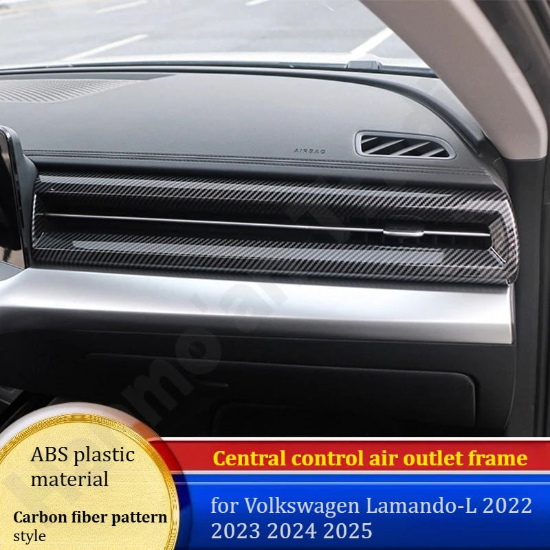 for Volkswagen Lamando-L 2022~2025 Central control instrument panel large air outlet frame/interior modification