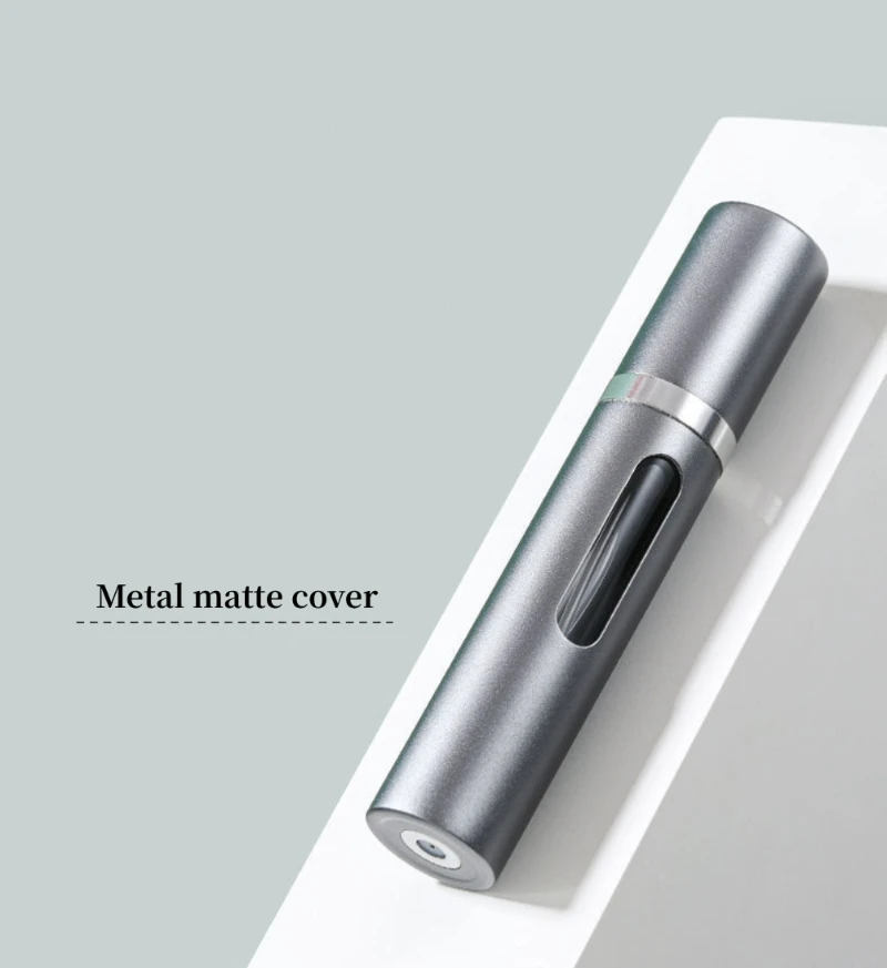 5/8 ml mehrfarbige Glas-Mini-Parfümflasche mit Sprühpumpe, tragbar, leer, nachfüllbar, Zerstäuberflasche für Reisen, unverzichtbar – Detail 8