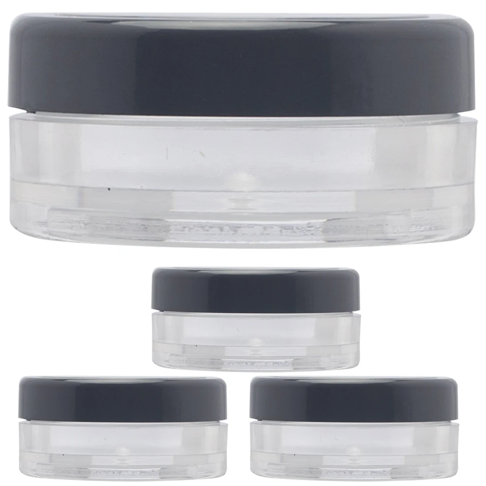 

4pcs Containers Empty Loose Makeup Powder Boxes Body Travel Container Dispenser For Blush Talc Dusting Powder Storage
