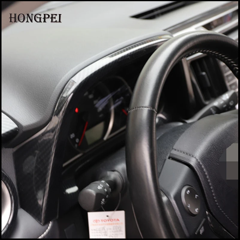 

Car Interior Decoration Accessories For Toyota RAV4 2013-2018 Instrument Console Gear Water Cup Cover Air Vent Trims