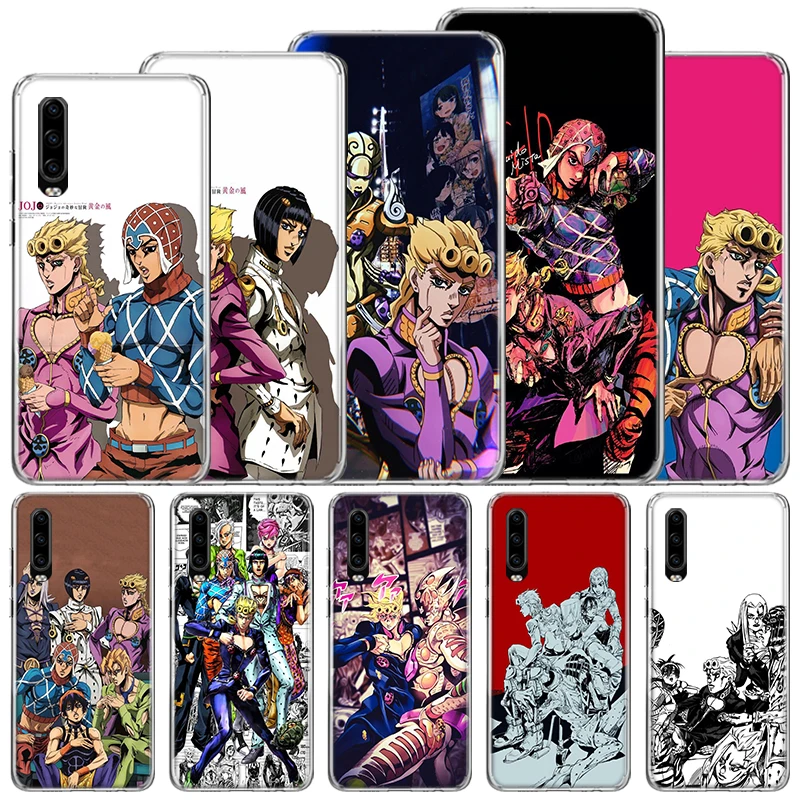 JoJo's Bizarre Adventure Golden Wind Soft Case For Huawei P30 Lite P40 P20 P10 P50 Pro Phone Cover Mate 20 30 40 10 P30Lite Shel