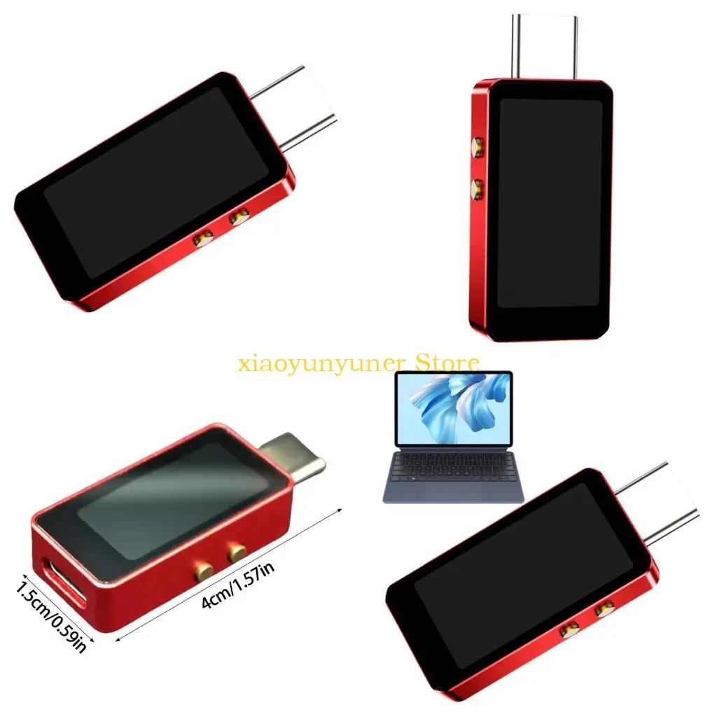 P9JB DC4V-28V Type C Power Analyzers Tool for Monitoring Voltages and Current On Smartphones and Computers