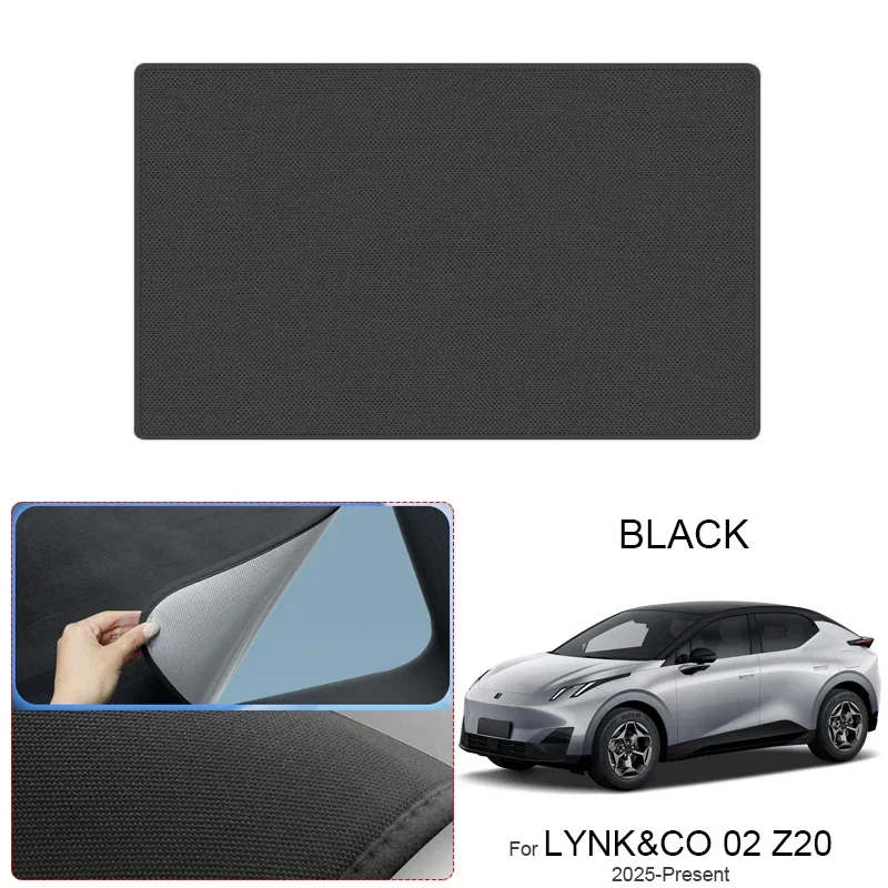 

Автомобильный замшевый тканевый солнцезащитный козырек с электростатической адсорбцией и защитой от УФ-излучения для LYNK&CO 02 Z20 2025-наст. время, теплоизоляция люка автомобиля