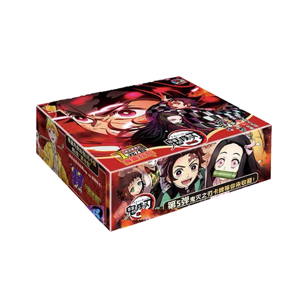 Out Of Print Demon Slayer Collection Card TCG Anime Booster Pack Box Kamado Nezuko Rare Board Game Kids Birthday Toy Gift