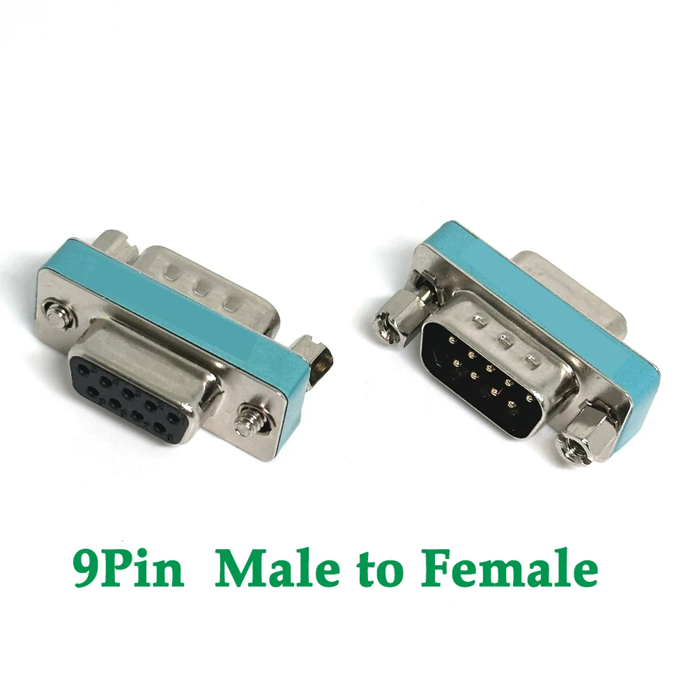 

DB9 Male to Female Gender Changer Adapter 485 Serial plug Resistance 9Pin built-in 120 ohm DB9P Connector