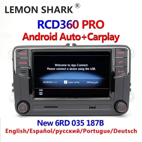 NONAME RCD360 PRO Carplay Car Radio New RCD330 Android Auto MIB Radio For VW Golf 5 6 Jetta MK5 MK6 Tiguan CC Polo Passat B5 B6