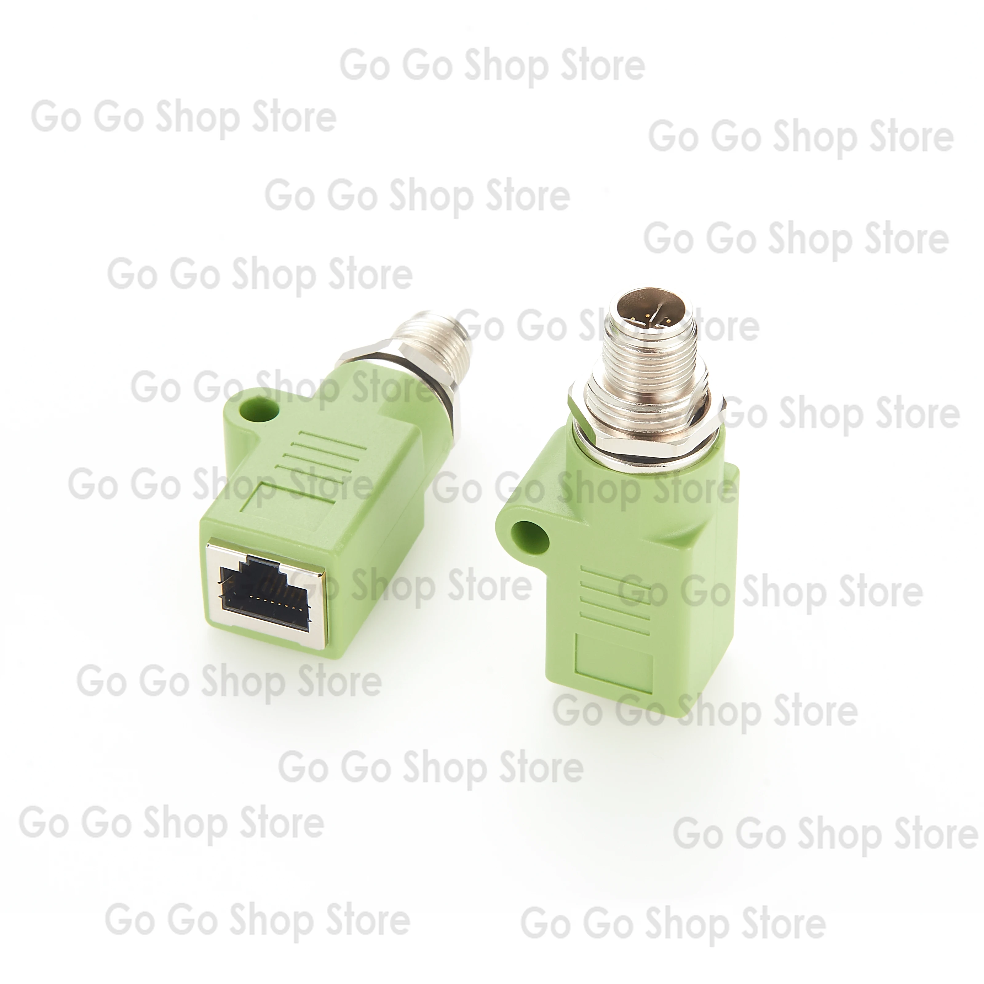 

M12 to RJ45 X code 8-core male to RJ45 connector adapter network cable to M12 male and female sockets