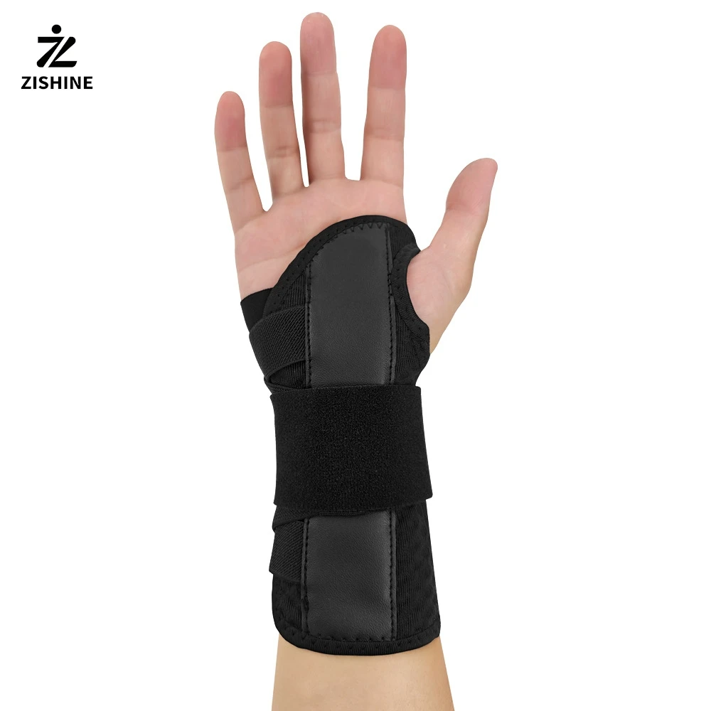 1 Piece Adjustable Sports Wrist Brace Compression Padded Fixed Wrist Support Sports Wrist Hand Splint Support Protector