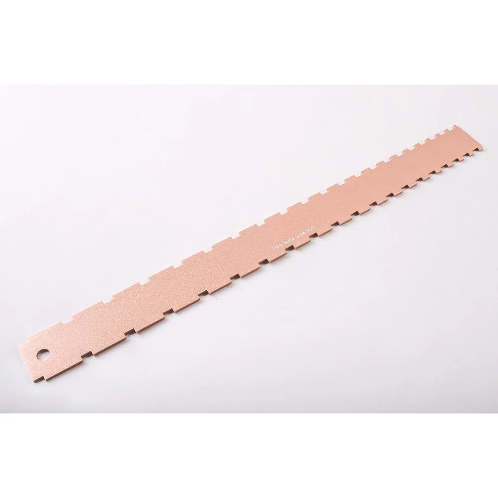 

Metal Measuring Ruler Dual Scale Guitar Straight Edge Gauge For Fretboard Leveling Setup Luthier Tool Electric Bass