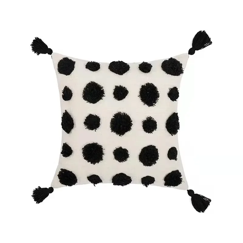 

ins Nordic style Moroccan sofa throw pillow waist pillow B & B model room tufted pillow