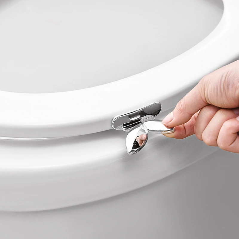 อุปกรณ์ยกฝาชักโครกแบบใหม่ ที่ยกฝาชักโครก ที่จับฝาชักโครก อุปกรณ์ในห้องน้ำ อเนกประสงค์ ทำจากพลาสติก ABS ใช้งานได้จริง