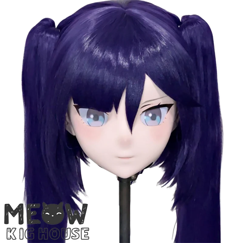 

(MEO486) Маска кигуруми ручной работы с полной головой, запираемая, для мужчин и женщин, японский мультфильм, аниме, игровой персонаж, маска кигуруми