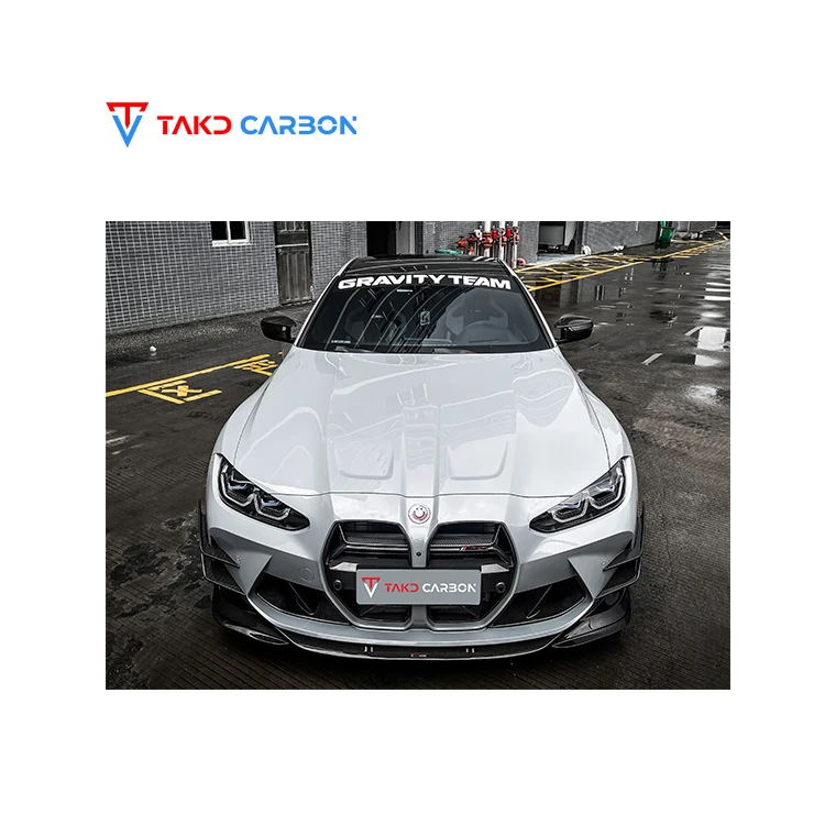 

TAKD Carbon Factory Direct Hot Sale Front Bumper Air Vent Universal Rear Spoilers for bmws M3 M4 G80 G82