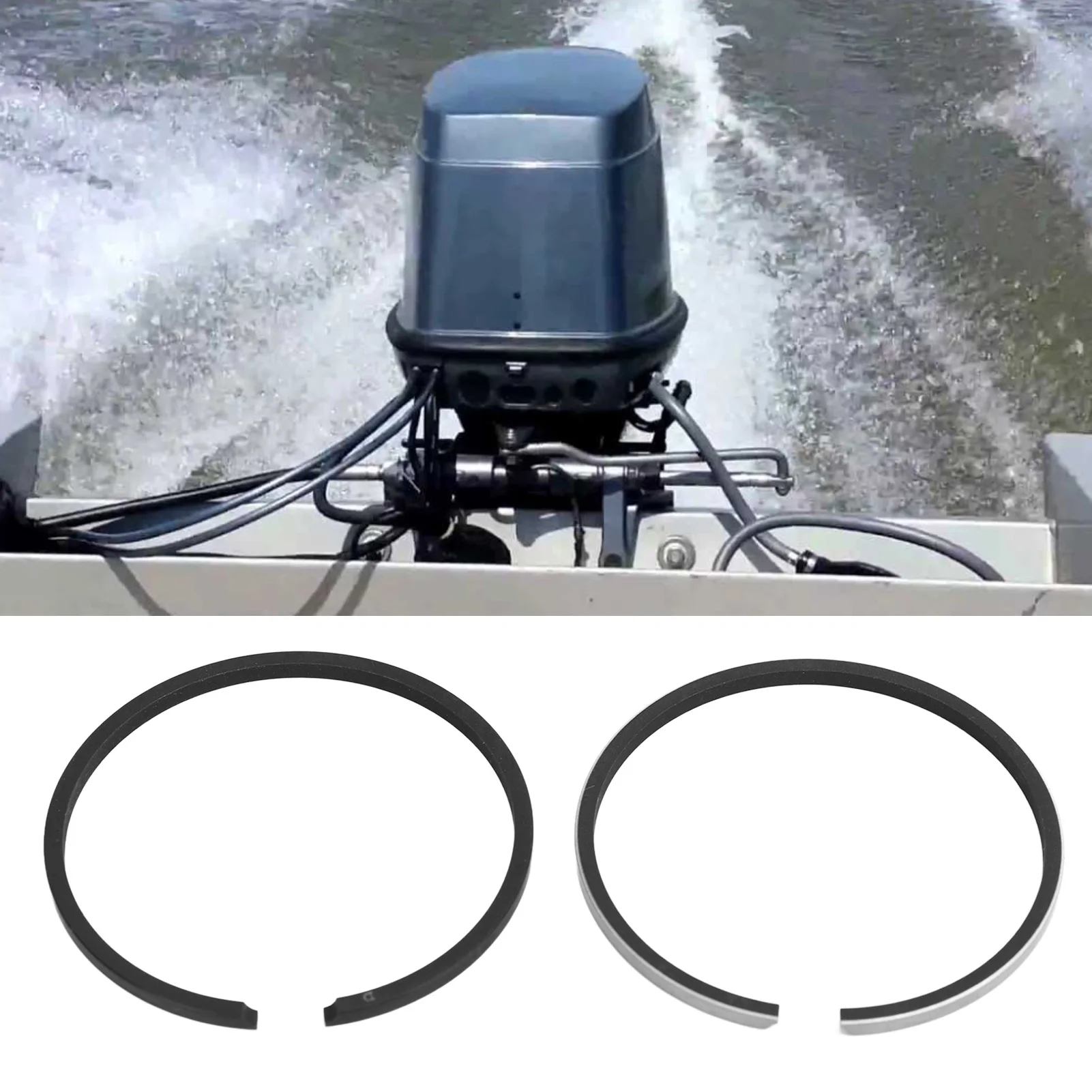 646 11601 01 Piston  646 11601 01 Excellent Sealing High Heat Conductivity Rugged For 2HP 2 Stroke Outboard Piston