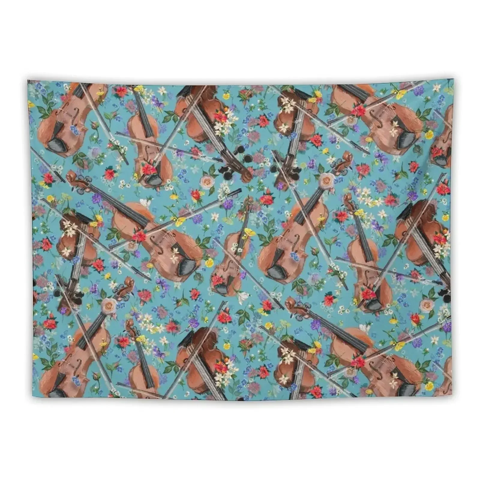 

Midsummer Nights Festival Violins | Medium Sky Blue Tapestry Room Decore Aesthetic Room Decorations Aesthetic Wallpaper Tapestry