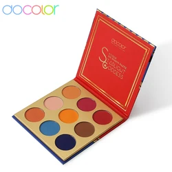 Docolor 9 Color Eyeshadow Palette Powder Matte Pigmented Palette For Woman