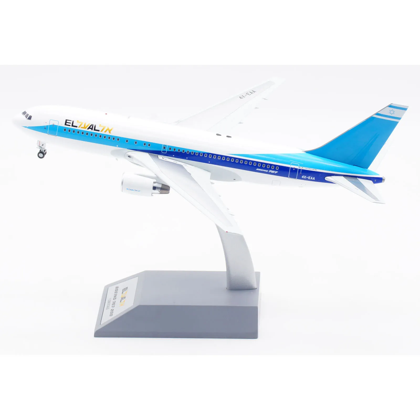 IF762EY0523 Alloy Collectible Plane Gift INFLIGHT 1:200 El Al Israel Airlines Boeing B767-200 Diecast Aircraft Jet Model 4X-EAA