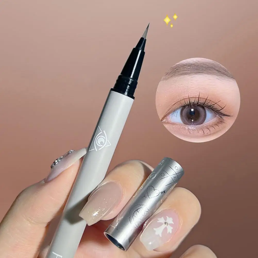 2.5ml Makeup Eyebrow Pencil Uniform Coloration Long Lasting Waterproof Sweat Proof Super Thin Head Thrush Tool Delicate