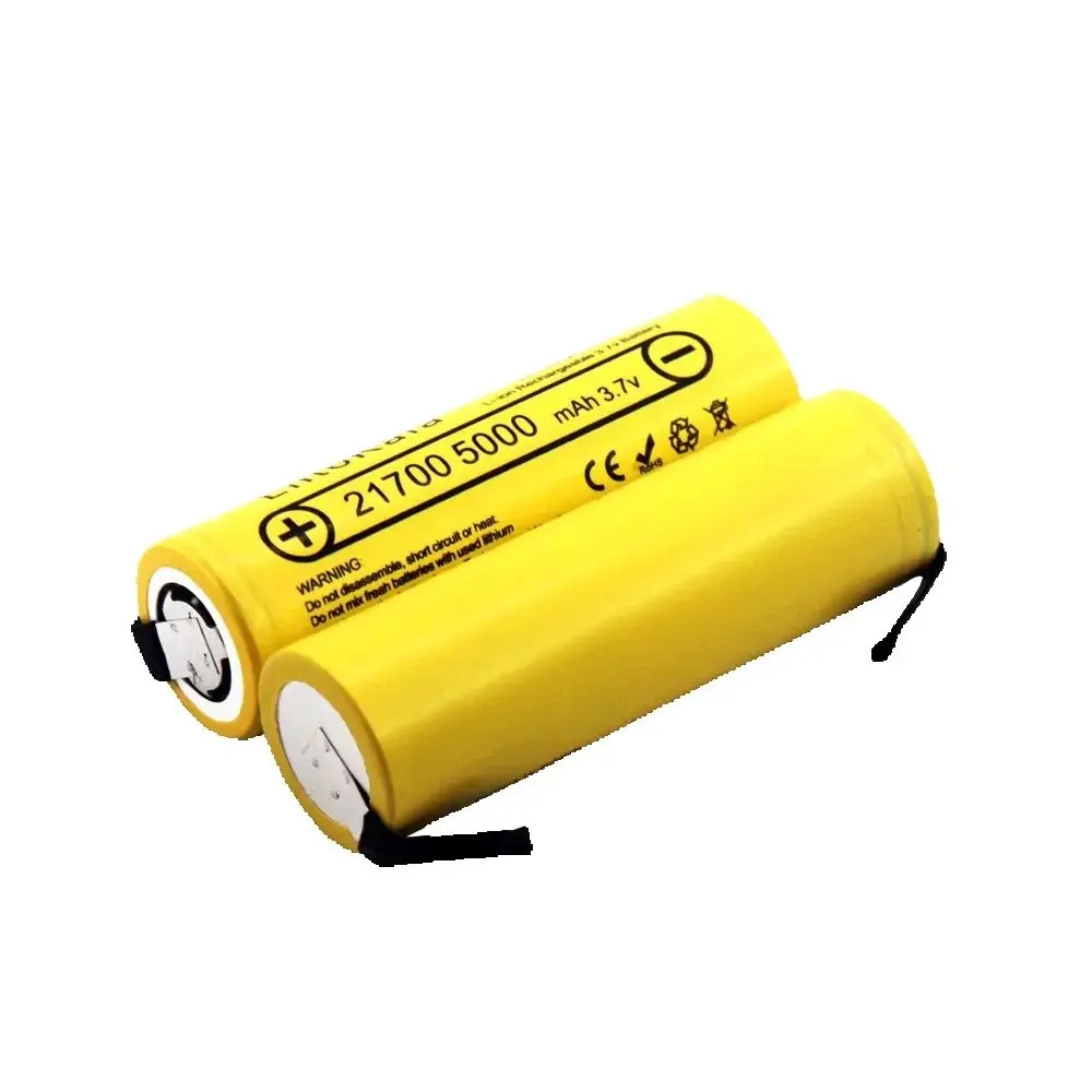 1-10 SZT. LiitoKala 21700 5000mAh 3.7V 40A Lii-50E-N Ochroniona Bateria Litowo-jonowa z Niklem do Ponownego Ładowania + DIY Nikel Wysoka Pojemność — zdjęcie produktu 5